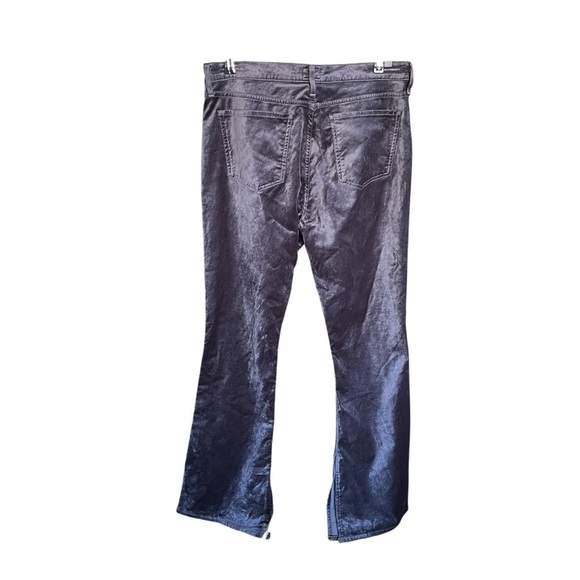 Citizens Of Humanity Charcoal Velvet Georgia Bootcut Flare Pants - Picture 8 of 16